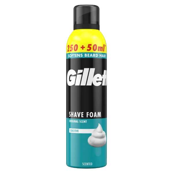 Gillette Classic Sensitive Borotvahab, Érzékeny Bőrre, 300ml termékhez kapcsolódó kép