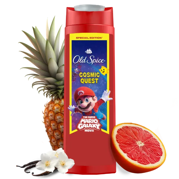 Old Spice Super Mario Special Edition 3 az 1-ben Sampon és Tusfürdő, 400 ml termékhez kapcsolódó kép