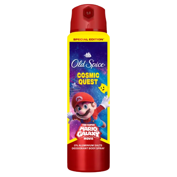 Old Spice Super Mario Special Edition Deo Spray, 150 ml termékhez kapcsolódó kép