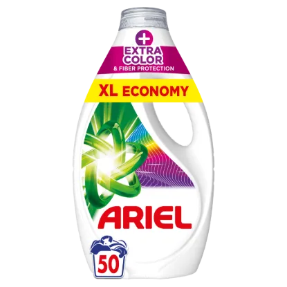 Ariel Folyékony Mosószer, 50 Mosáshoz, + Extra szín- és szövetrostvédelem termékhez kapcsolódó kép