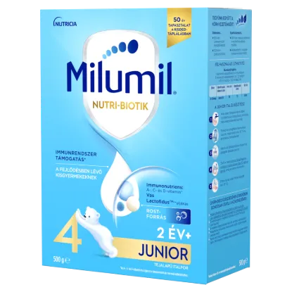 Milumil Nutri-Biotik 4 Junior tejalapú italpor 2 év+ 500 g termékhez kapcsolódó kép