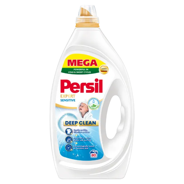Persil Expert Sensitive folyékony mosószer fehér és világos ruhákhoz 80 mosás 3,60 l termékhez kapcsolódó kép