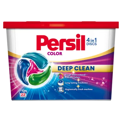 Persil Discs Color mosószer koncentrátum gépi mosáshoz színes ruhadarabokhoz 22 mosás 363 g termékhez kapcsolódó kép