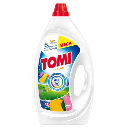 Tomi Color folyékony mosószer színes ruhákhoz 88 mosás 3,96 l termékhez kapcsolódó kép
