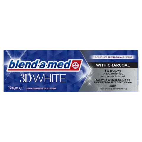 Blend-a-med 3DW Charcoal fogkrém 75ml termékhez kapcsolódó kép
