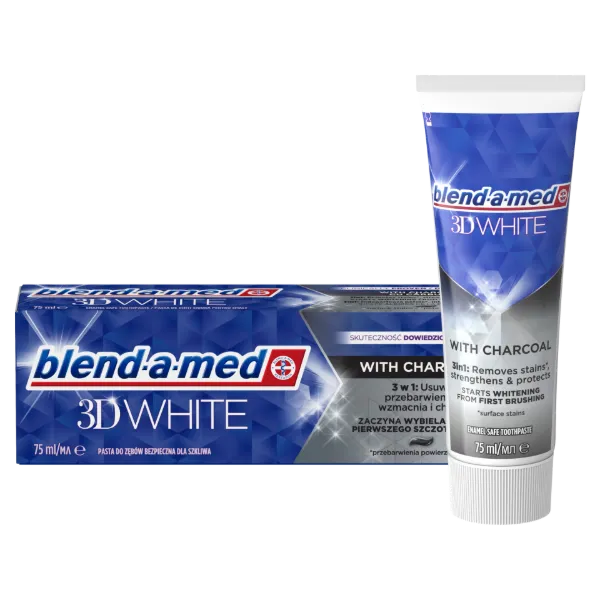 Blend-a-med 3DW Charcoal fogkrém 75ml termékhez kapcsolódó kép