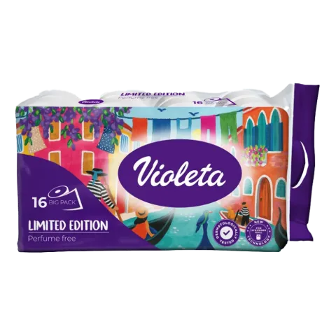 Violeta illatmentes toalettpapír 3 rétegű 16 tekercs Limited Edition termékhez kapcsolódó kép
