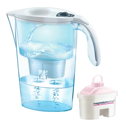 Laica Stream Line fehér vízszűrő kancsó mechanikus kijelzővel és 1 db Magnezium Active Bi-Flux szűrőbetéttel termékhez kapcsolódó kép