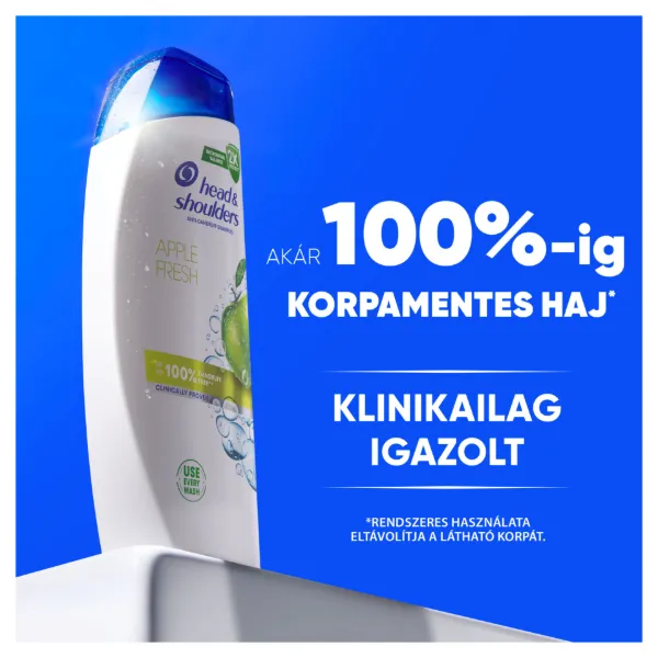 Head & Shoulders Apple Fresh korpásodás elleni sampon 800ml pumpás, napi használatra termékhez kapcsolódó kép