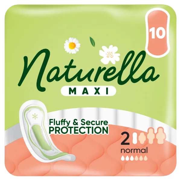 Naturella Maxi Normal, 2-es méretű Betét Szárnyak Nélkül, 10 termékhez kapcsolódó kép