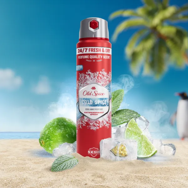 Old Spice Cold Spice Férfi Izzadásgátló Spray, 150 ml termékhez kapcsolódó kép