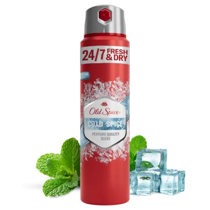 Old Spice Cold Spice Férfi Izzadásgátló Spray, 150 ml termékhez kapcsolódó kép
