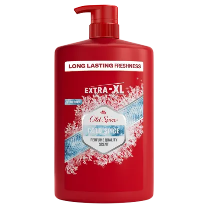 Old Spice Cold Spice Férfi 3 az 1-ben Arcmosó, Tusfürdő és Sampon, 1000 ml termékhez kapcsolódó kép