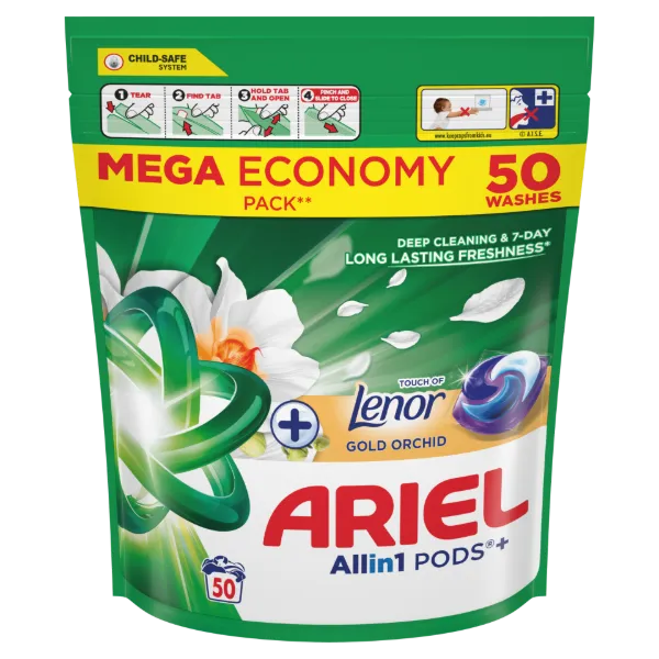 Ariel Allin1 PODS +Touch of Lenor Gold Orchid, 50 Mosáshoz termékhez kapcsolódó kép