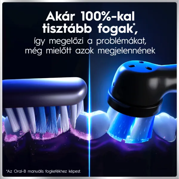Oral-B iO 6 Elektromos Fogkefe | Fekete | 1 db Fogkefefej | Prémium Utazótok termékhez kapcsolódó kép