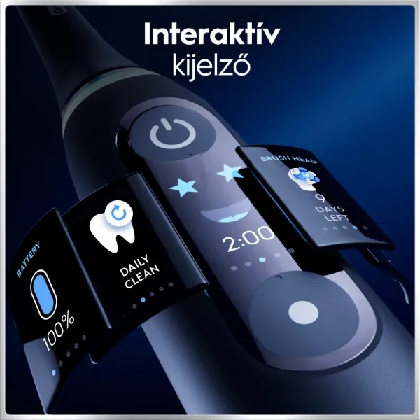 Oral-B iO 6 Elektromos Fogkefe | Fekete | 1 db Fogkefefej | Prémium Utazótok termékhez kapcsolódó kép