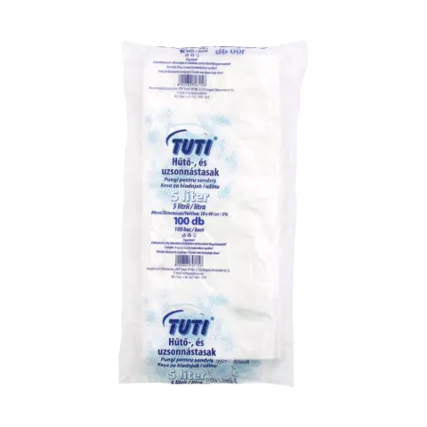 TUTI uzsi és hűtőtasak 30x40 cm 5 liter (100 db) termékhez kapcsolódó kép