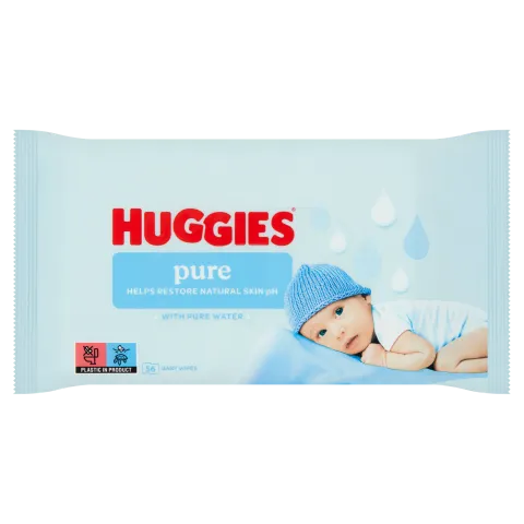 Huggies Pure babatörlőkendő 56 db termékhez kapcsolódó kép