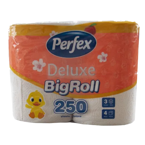 Boni Perfex DeLuxe 3 rétegű barackos, 250 lap 4 tek. termékhez kapcsolódó kép