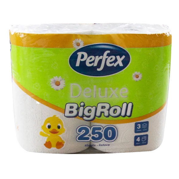 Boni Perfex DeLuxe 3 rétegű kamillás, 250 lap 4 tek. termékhez kapcsolódó kép