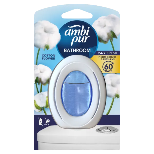 Ambi Pur Fürdőszobai Légfrissítő - Folyamatos Szagsemlegesítés És Szagmegelőzés Cotton Fresh 1 X termékhez kapcsolódó kép