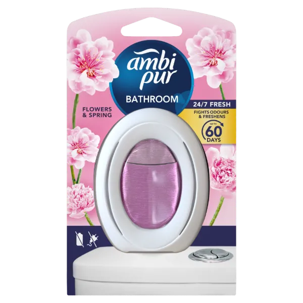 Ambi Pur Fürdőszobai Légfrissítő - Folyamatos Szagsemlegesítés És Szagmegelőzés Flowers and Spring1X termékhez kapcsolódó kép