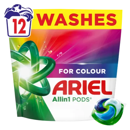 Ariel Allin1 PODS Folyékony Mosókapszula Színes Ruhákhoz, 12 Mosáshoz termékhez kapcsolódó kép