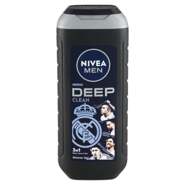 Nivea Men Tusfürdő 250 ml Deep Clean Real Madrid limitált kiadás termékhez kapcsolódó kép
