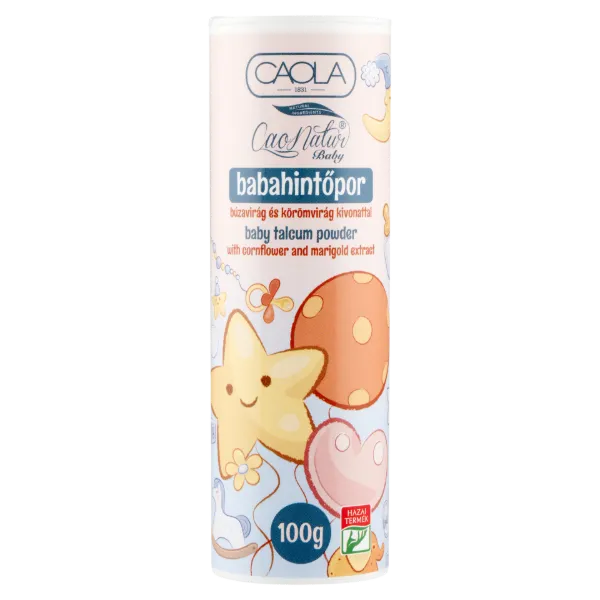 Caola CaoNatur babahintőpor búzavirág és körömvirág kivonattal 100 g termékhez kapcsolódó kép