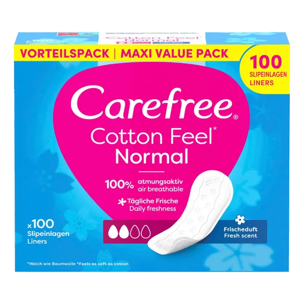 Carefree tisztasági betét 100 db Cotton Feel Fresh termékhez kapcsolódó kép