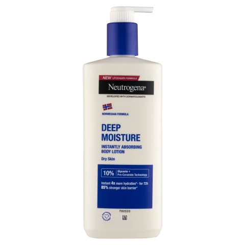 Neutrogena Norvég Formula Deep Moisture azonnal beszívódó testápoló 400 ml termékhez kapcsolódó kép