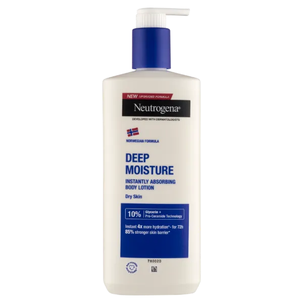 Neutrogena Norvég Formula Deep Moisture azonnal beszívódó testápoló 400 ml termékhez kapcsolódó kép