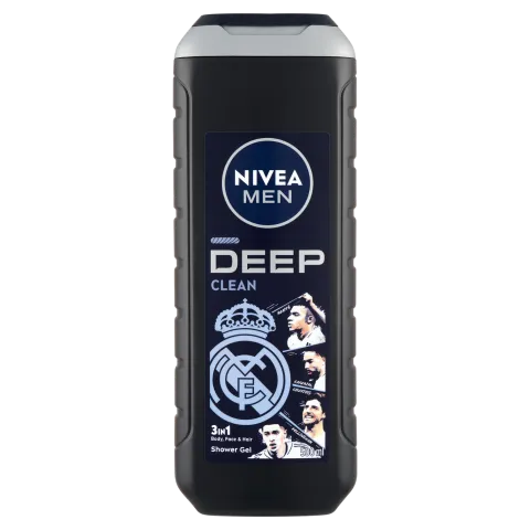 Nivea Men Tusfürdő 500 ml Deep Clean Real Madrid limitált kiadás termékhez kapcsolódó kép