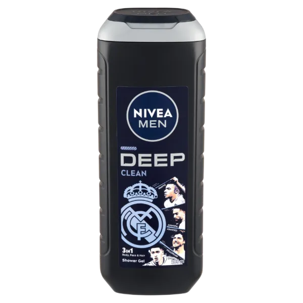 Nivea Men Tusfürdő 500 ml Deep Clean Real Madrid limitált kiadás termékhez kapcsolódó kép
