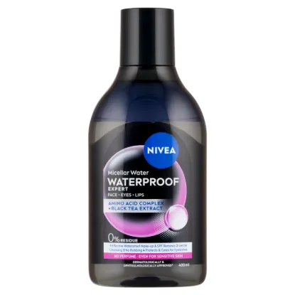 NIVEA Expert kétfázisú micellás víz aminosav komplex-szel és fekete tea kivonattal 400 ml termékhez kapcsolódó kép