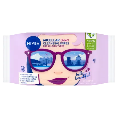 NIVEA 3 az 1-ben micellás arctisztító kendő 25 db termékhez kapcsolódó kép