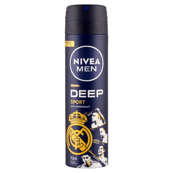 Nivea Men Deo spray 150 ml Deep Sport Real Madrid limitált kiadás termékhez kapcsolódó kép