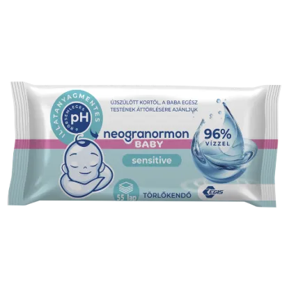 Neogranormon Baby Sensitive törlőkendő 55 db termékhez kapcsolódó kép
