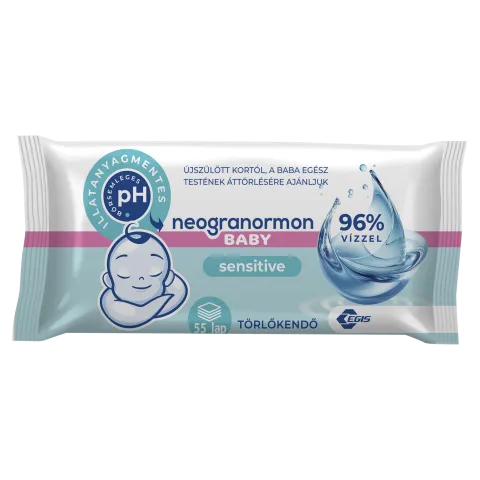 Neogranormon Baby Sensitive törlőkendő 55 db termékhez kapcsolódó kép