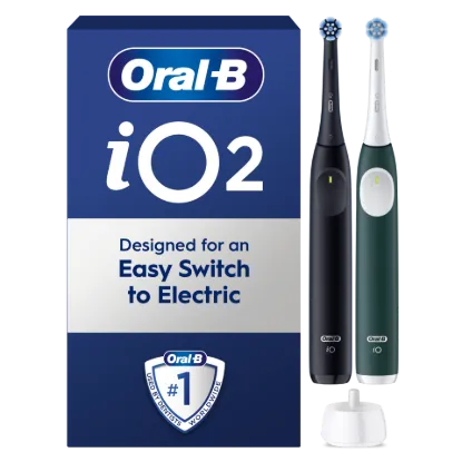Oral-B iO 2 Elektromos Fogkefe, Éjfekete és Erdőzöld termékhez kapcsolódó kép