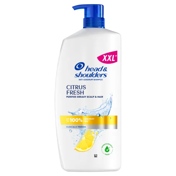Head & Shoulders Citrus Fresh korpa elleni sampon zsíros hajra 800ml pumpás. Naponta termékhez kapcsolódó kép