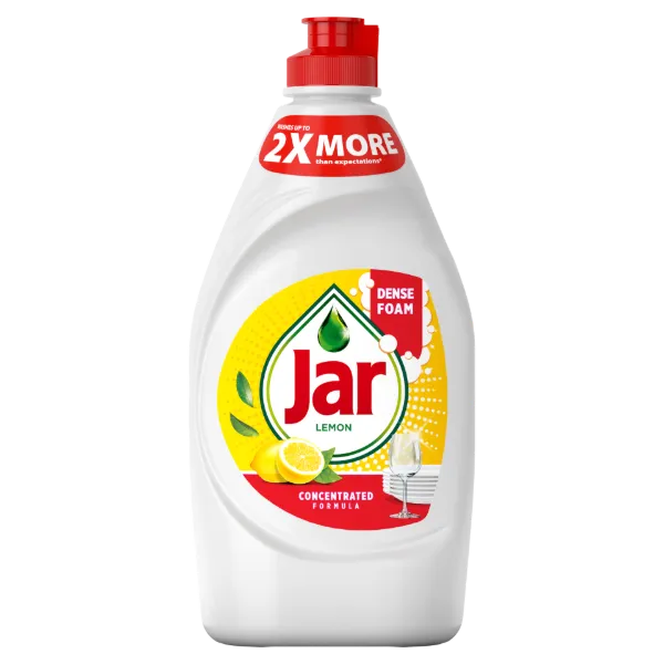 Jar Lemon Folyékony Mosogatószer. Zsíroldó Áztatás Nélkül Eltávolítja A Zsíros Szennyeződéseket450ML termékhez kapcsolódó kép