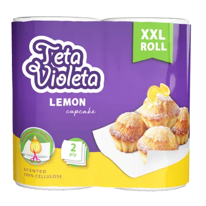 Violeta Maxi háztartási papírtörlő 2 rétegű 2 tekercs Citrom illat termékhez kapcsolódó kép