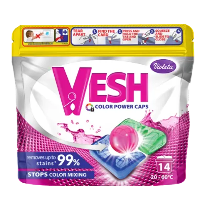 Violeta VESH mosókapszula 14 db Színes ruhákhoz termékhez kapcsolódó kép