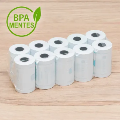 Pénztárszalag 57,5mmx40mm thermo (hőérzékeny) 10 tekercs/csomag Hőpapír banki terminálokhoz termékhez kapcsolódó kép