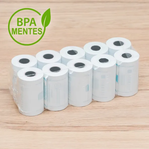 Pénztárszalag 57,5mmx40mm thermo (hőérzékeny) 10 tekercs/csomag Hőpapír banki terminálokhoz termékhez kapcsolódó kép