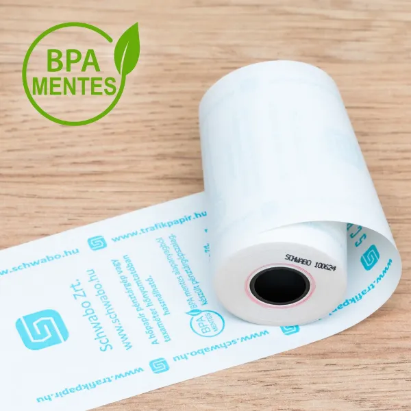 Pénztárszalag 57,5mmx40mm thermo (hőérzékeny) 10 tekercs/csomag Hőpapír banki terminálokhoz termékhez kapcsolódó kép