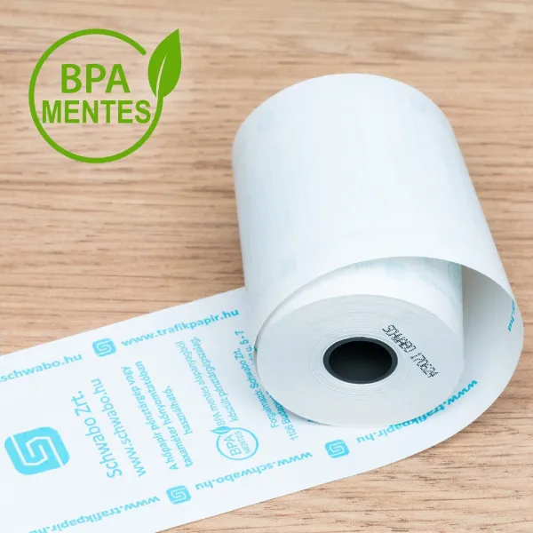Pénztárszalag 57mmx50mm thermo (hőérzékeny) 10 tekercs/csomag Hőpapír banki terminálokhoz termékhez kapcsolódó kép