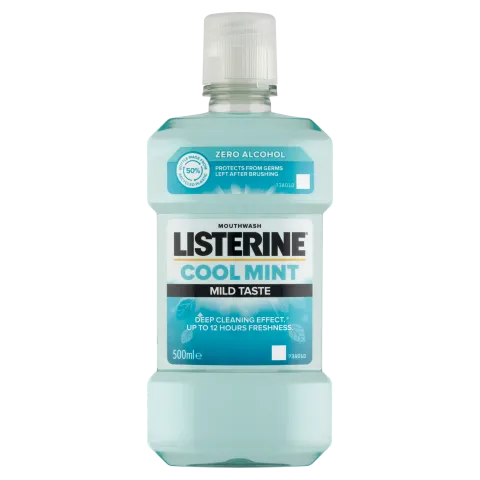 Listerine Cool Mint Mild Taste szájvíz 500 ml termékhez kapcsolódó kép