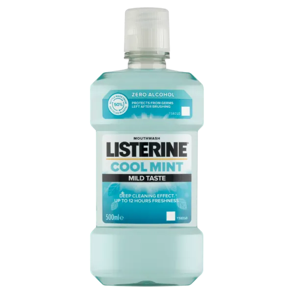 Listerine Cool Mint Mild Taste szájvíz 500 ml termékhez kapcsolódó kép